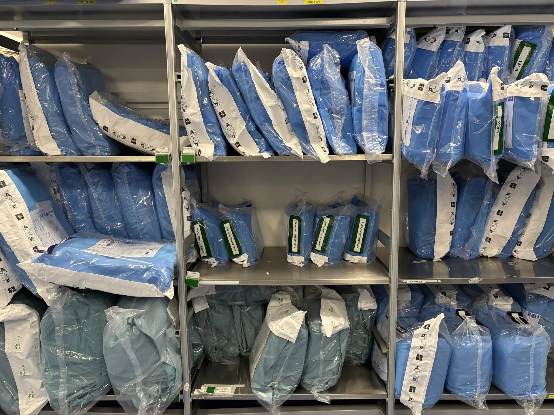 Smart storage of PPE.