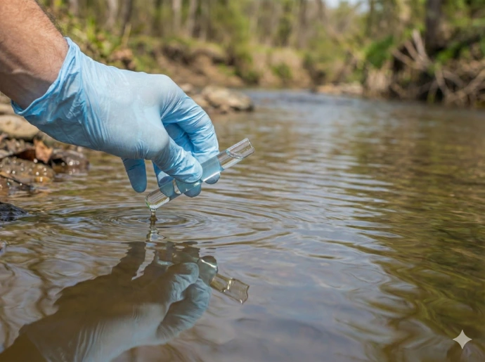 Sample measurement of pharmaceuticals and chemicals in wastewater